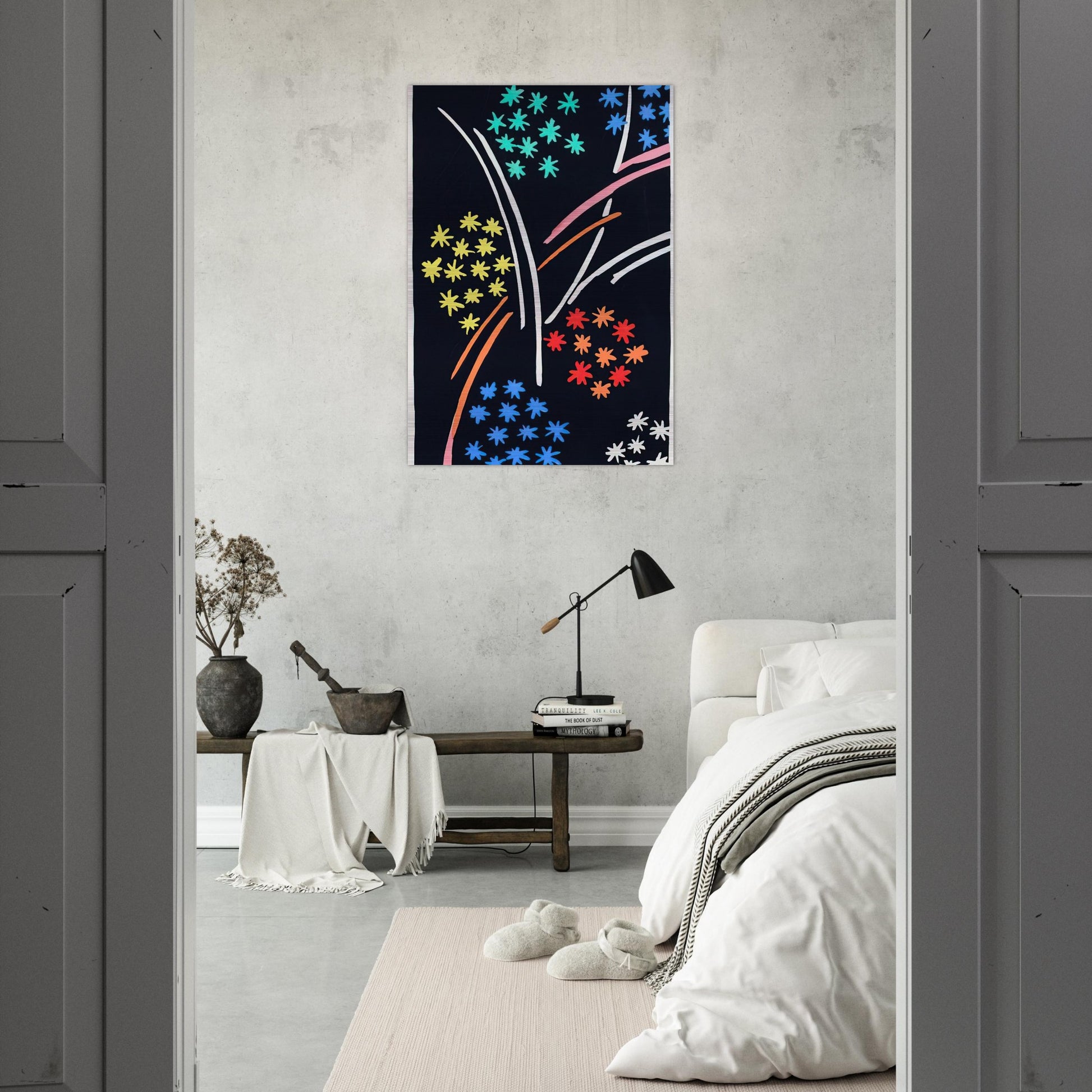 COMPOSITION 35 - Sonia Delaunay Brushed Aluminum Print - 70x100 cm / 28x40 inches | Sonia Delaunay Aluminum Print | Sonia Delaunay Prints