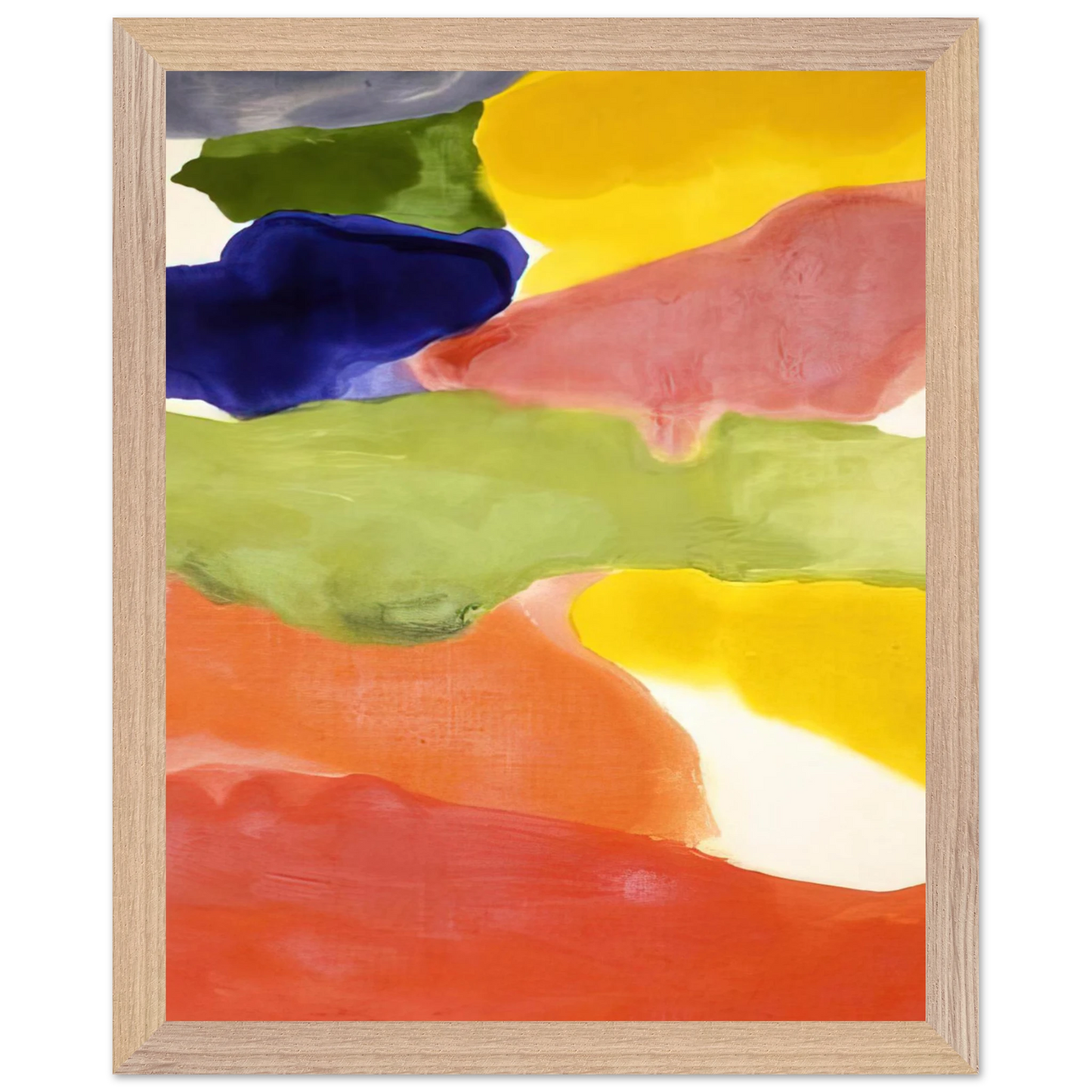 Helen Frankenthaler - Tutti-Fruitti - 1966 Wall art - A2 (42 x 59.4  cm) - Fine Art Poster-canvas - -