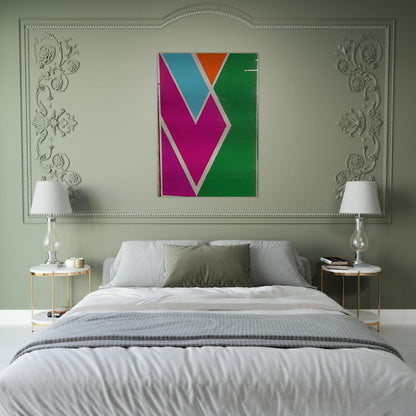 Westbury - 1970 - Larry Zox Brushed Aluminum Print - 70x100 cm / 28x40 inches | Larry Zox Aluminum Print | Larry Zox Prints