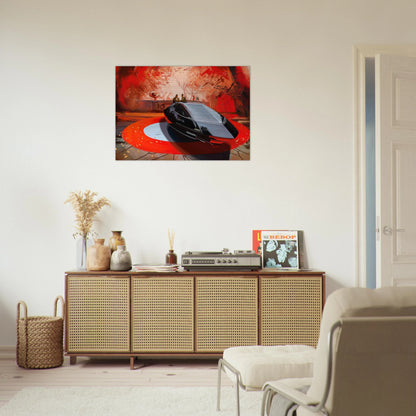 Syd Mead - Syd Mead Brushed Aluminum Print - 70x100 cm / 28x40 inches | Syd Mead Aluminum Print | Syd Mead Prints