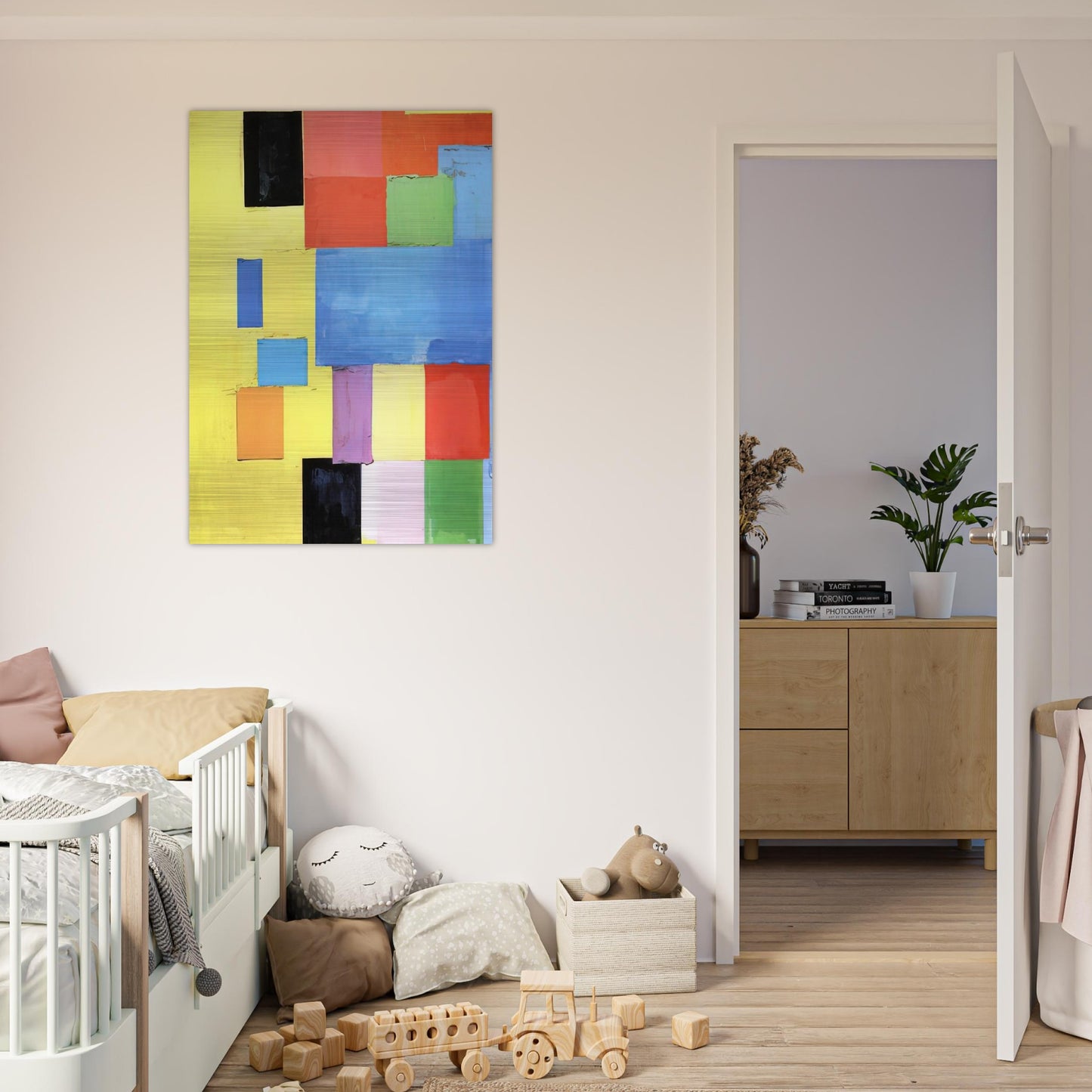 Pastorale - Hans Hofmann Brushed Aluminum Print - 70x100 cm / 28x40 inches | Hans Hofmann Aluminum Print | Hans Hofmann Prints
