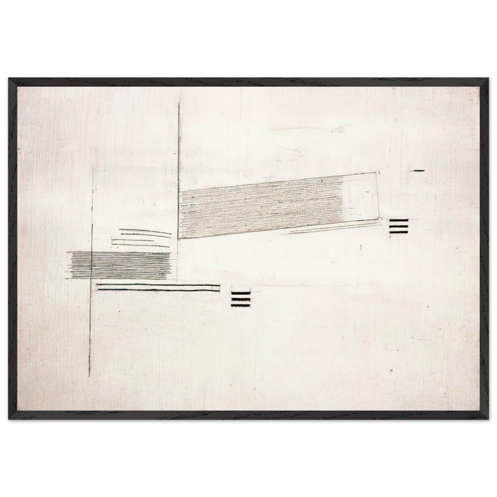 524-A - 1978 - Bice Lazzari 70x100 cm / 28x40 inches Framed Art Print – Black Wooden Frame