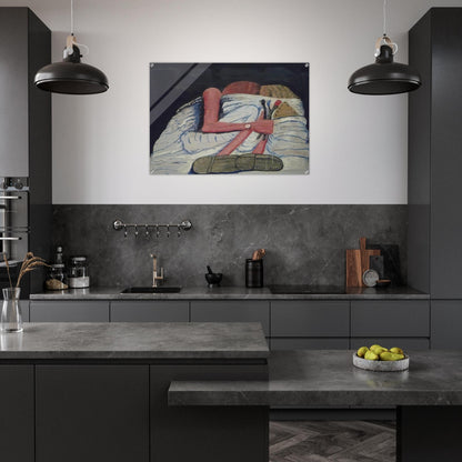 COUPLE IN BED - Philip Guston Acrylic Print - 70x100 cm / 28x40″ inches