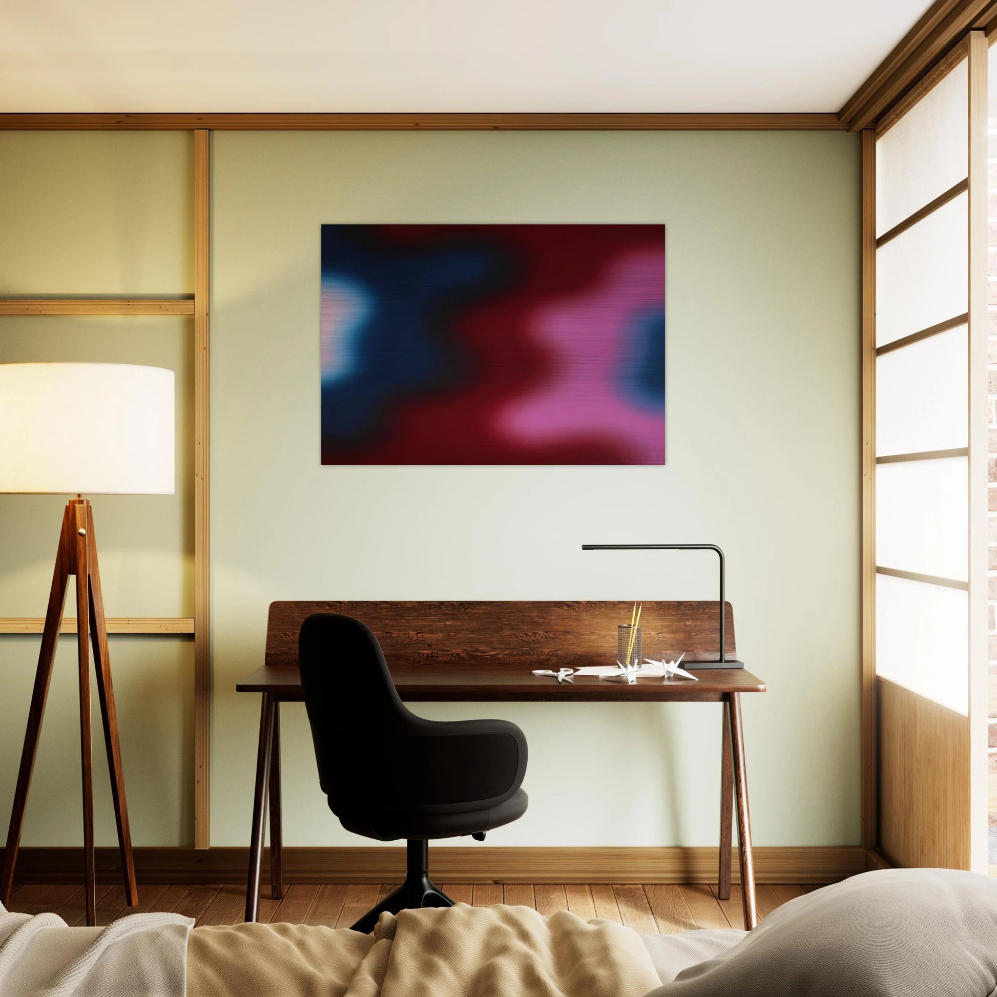 M-12 - 1970 - Wojciech Fangor Brushed Aluminum Print - 70x100 cm / 28x40 inches | Wojciech Fangor Aluminum Print | Wojciech Fangor Prints