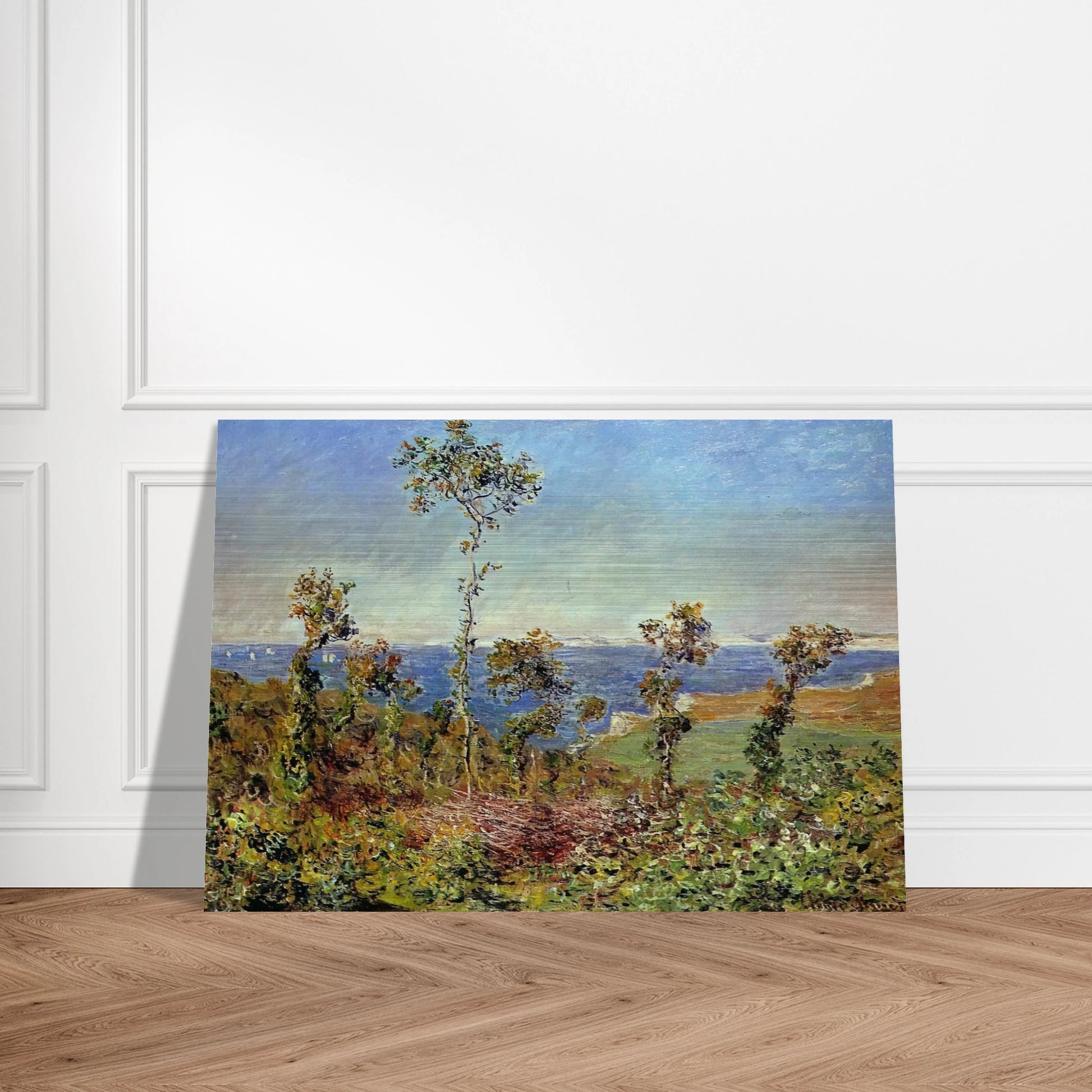 The Fonds at Varengeville - claude monet Brushed Aluminum Print - 70x100 cm / 28x40 inches | claude monet Aluminum Print | claude monet Prints