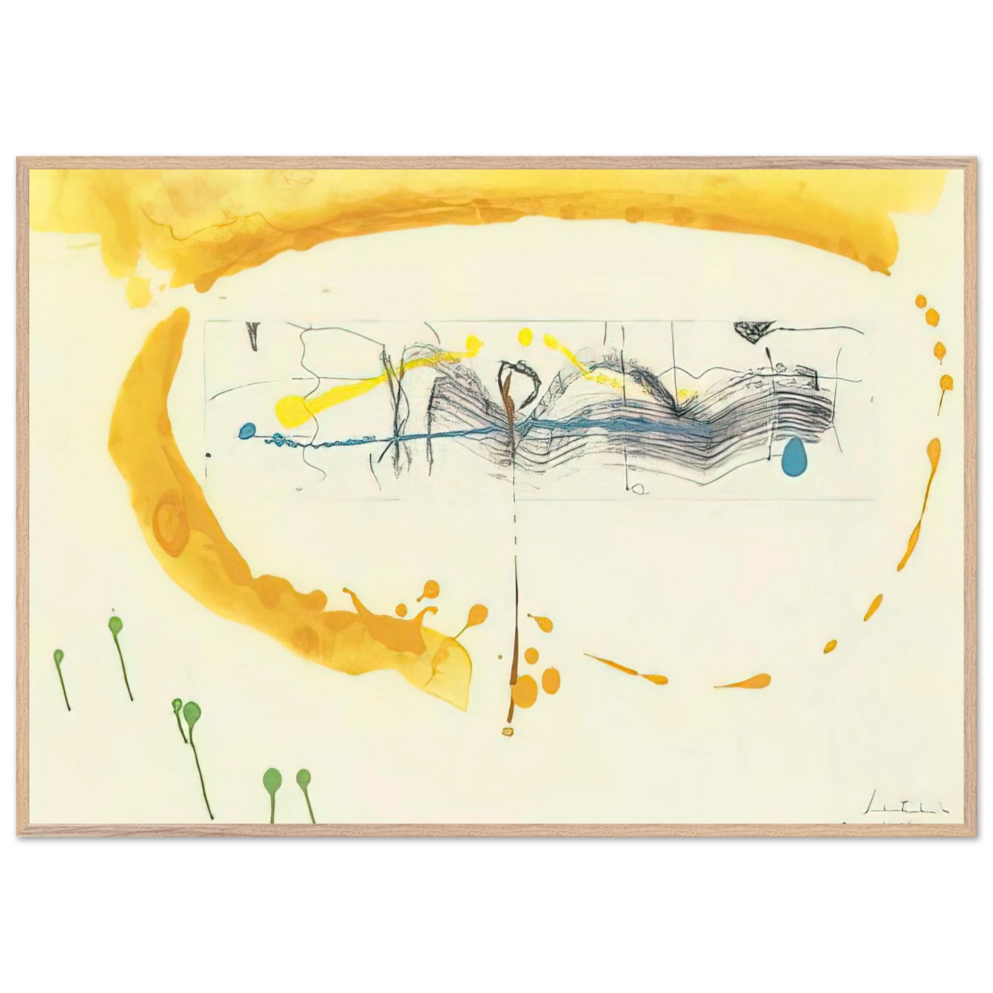 Helen Frankenthaler - Making Music - 2000 Wall art - 40x50 cm / 16x20 inches - Fine Art Poster-canvas - -