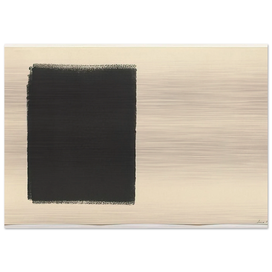 UNTITLED 14 PART ROLLER DRAWING 1973 - Richard Serra Brushed Aluminum Print - 70x100 cm / 28x40 inches | Richard Serra Aluminum Print | Richard Serra Prints