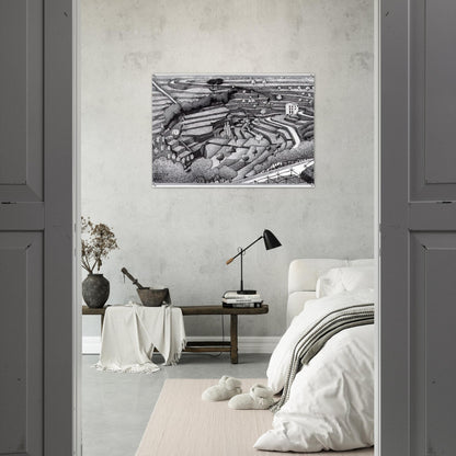 RAVELLO II - MC Escher Acrylic Print - 70x100 cm / 28x40″ inches | MC Escher Wall Art | MC Escher Prints