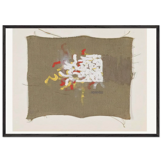 Untitled 36 - 1963 - Robert Ryman 70x100 cm / 28x40 inches Framed Art Print – Black Wooden Frame