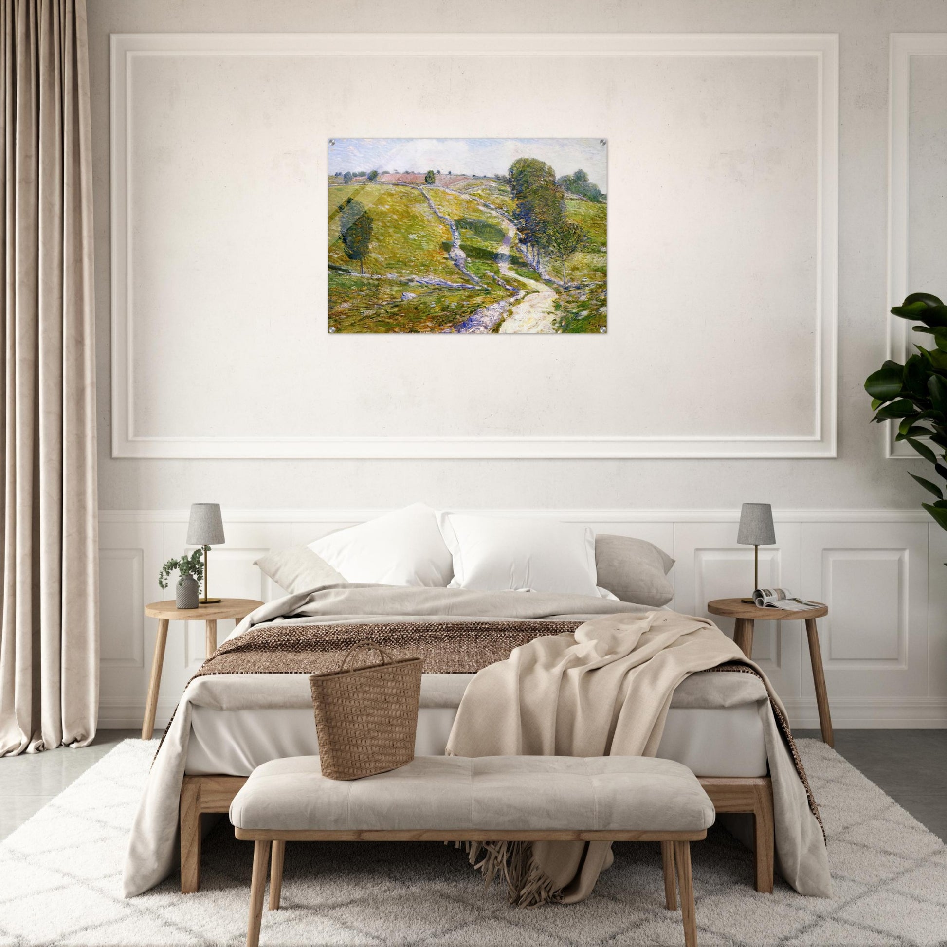 Road to the Land of Nod - Childe Hassam Acrylic Print - 70x100 cm / 28x40″ inches