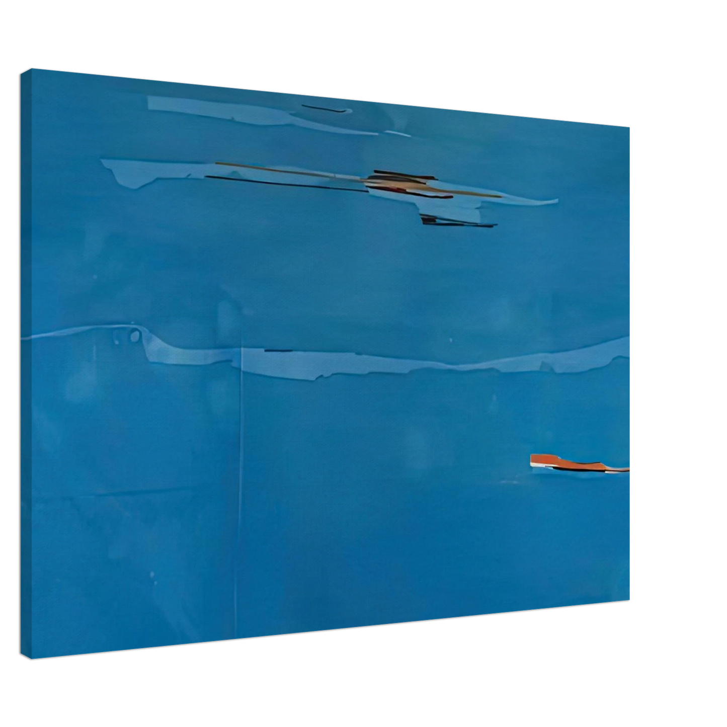 Helen Frankenthaler - Ocean Drive West #1, 1974- Wall Art - 60x80 cm / 24x32 inches - Premium Wooden Framed Poster With Fine Art Paper-canvas - Black frame