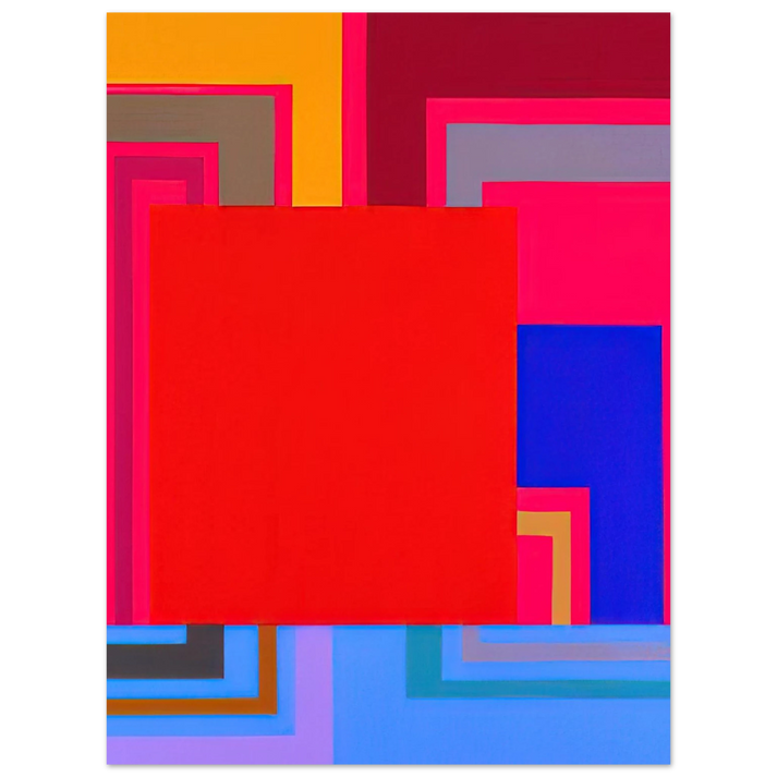 Peter Halley - Condition - 2002  75x100 cm / 30x40inches Fine Art Poster
