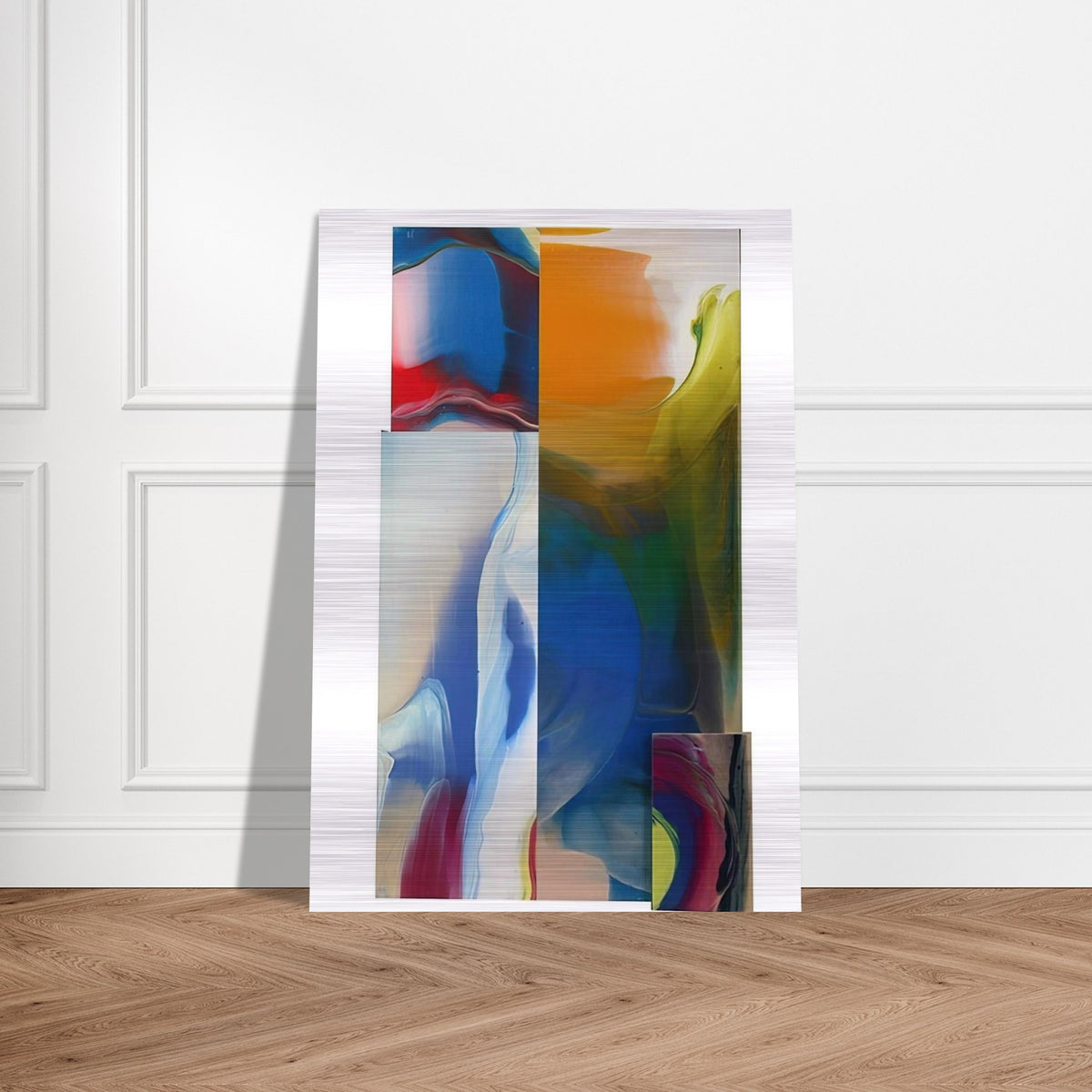 Lot and Square - Sam Gilliam Brushed Aluminum Print - 70x100 cm / 28x40 inches | Sam Gilliam Aluminum Print | Sam Gilliam Prints