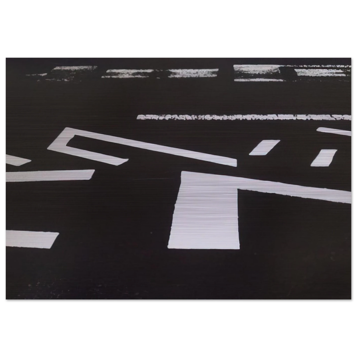 Untitled XVIII - 1981 - Nasreen Mohamedi Brushed Aluminum Print - 70x100 cm / 28x40 inches | Nasreen Mohamedi Aluminum Print | Nasreen Mohamedi Prints