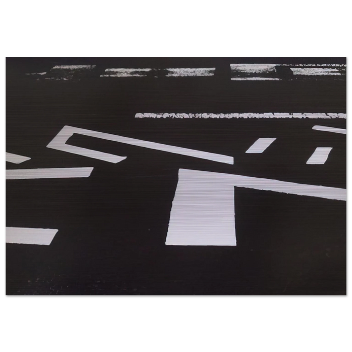 Untitled XVIII - 1981 - Nasreen Mohamedi Brushed Aluminum Print - 70x100 cm / 28x40 inches | Nasreen Mohamedi Aluminum Print | Nasreen Mohamedi Prints