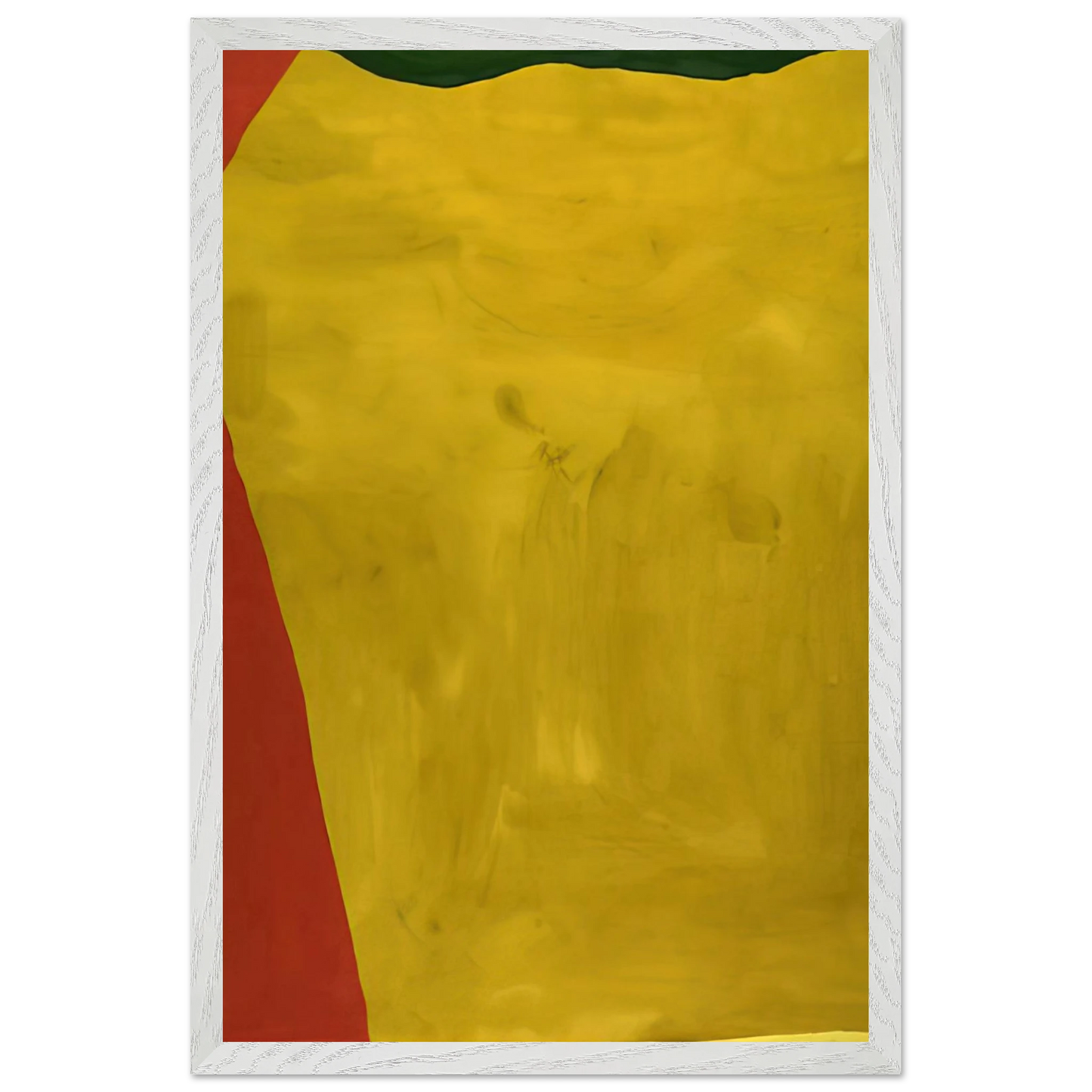 Helen Frankenthaler - Blessing of the Fleet - 1969 Wall art - A2 (42 x 59.4  cm) - Premium Wooden Framed Poster With Fine Art Paper-canvas - White frame