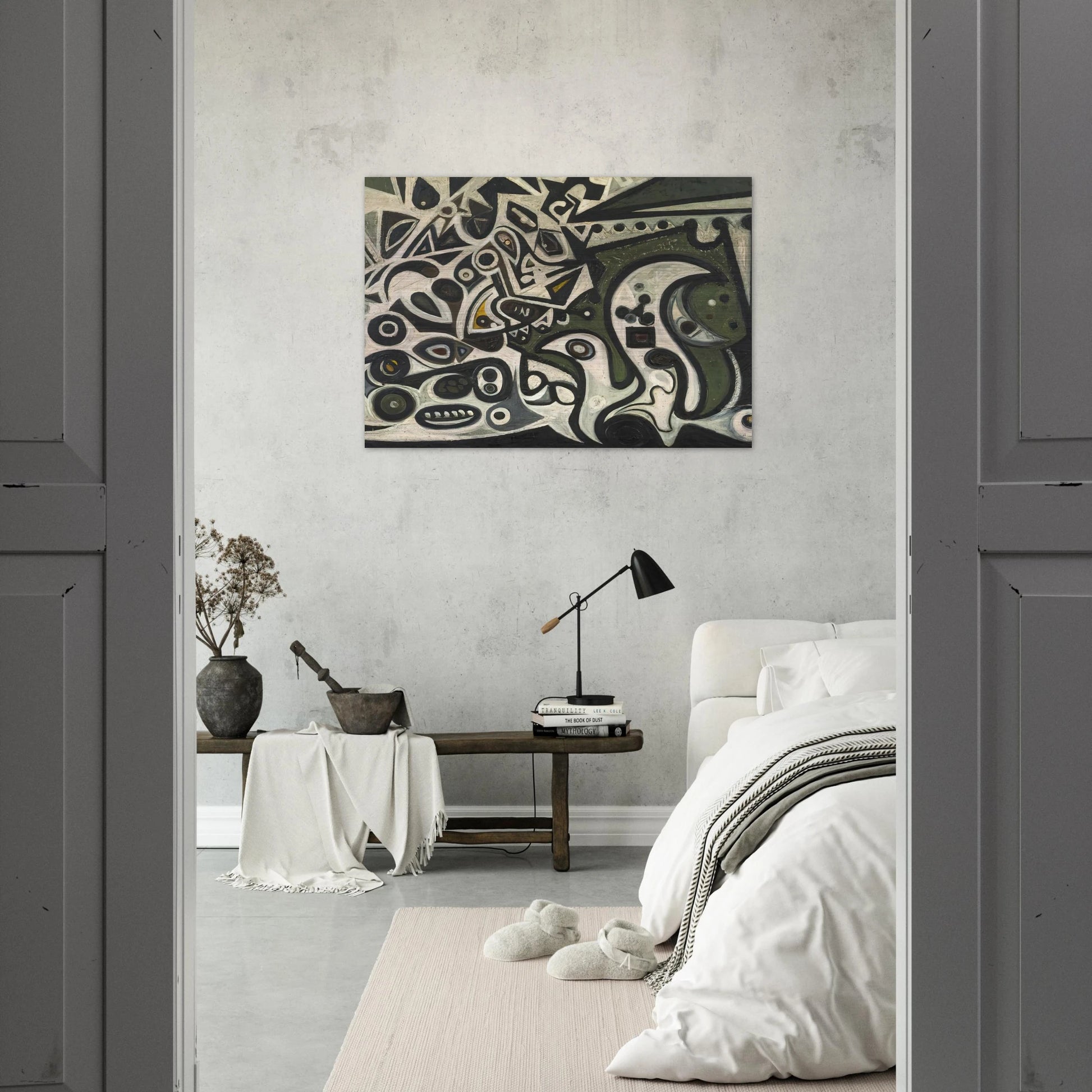 River Metamorphosis - 1939 - Richard Pousette-Dart Brushed Aluminum Print - 70x100 cm / 28x40 inches | Richard Pousette-Dart Aluminum Print | Richard Pousette-Dart Prints