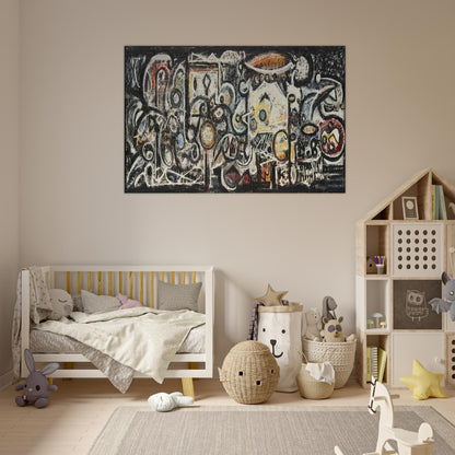 Fugue Number 2 - 1943 - Richard Pousette-Dart Art Prints - 100x150 cm / 40x60″ inches | Richard Pousette-Dart Poster | Richard Pousette-Dart Prints
