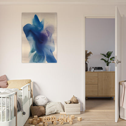 Phenomena Astral Blue - Paul Jenkins Brushed Aluminum Print - 70x100 cm / 28x40 inches | Paul Jenkins Aluminum Print | Paul Jenkins Prints