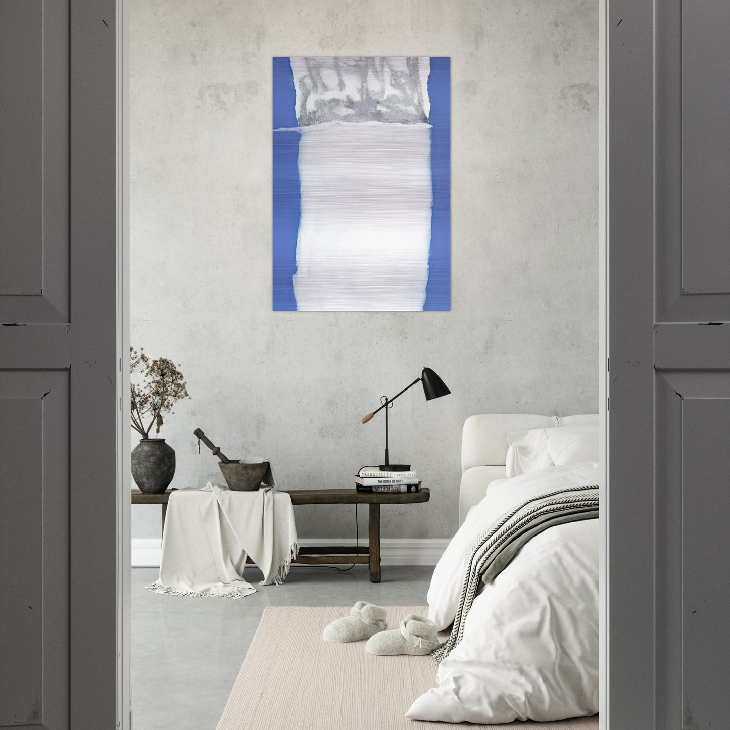 Morning 24c - 1979 - Theodoros Stamos Brushed Aluminum Print - 70x100 cm / 28x40 inches | Theodoros Stamos Aluminum Print | Theodoros Stamos Prints