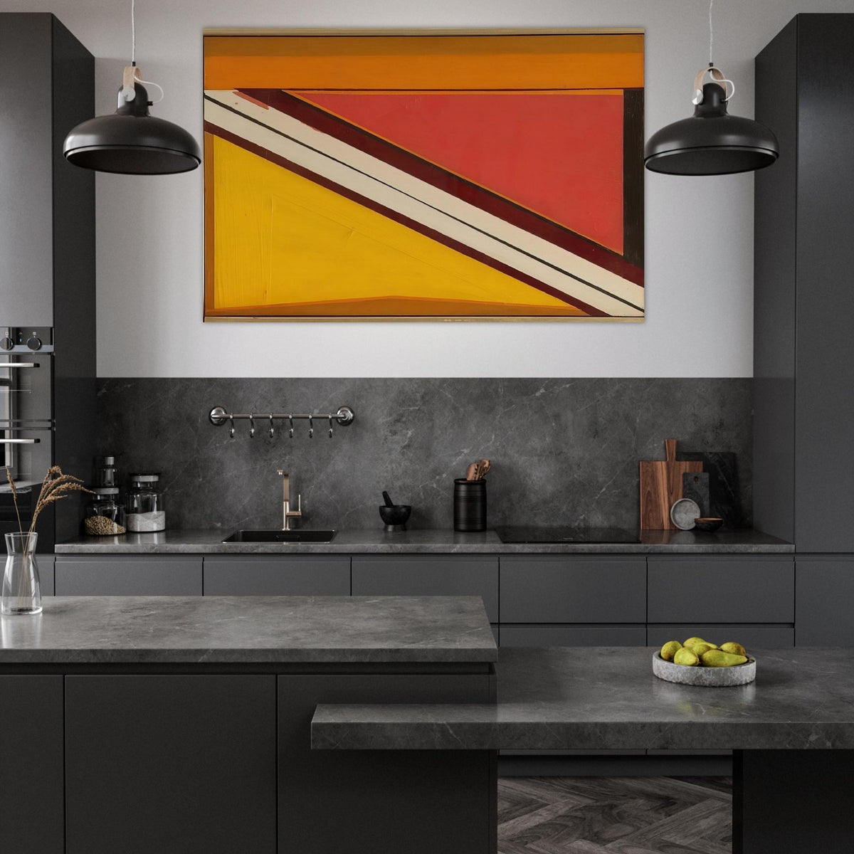 Diagonal 4 - 1963 - Larry Zox Art Prints - 100x150 cm / 40x60″ inches | Larry Zox Poster | Larry Zox Prints