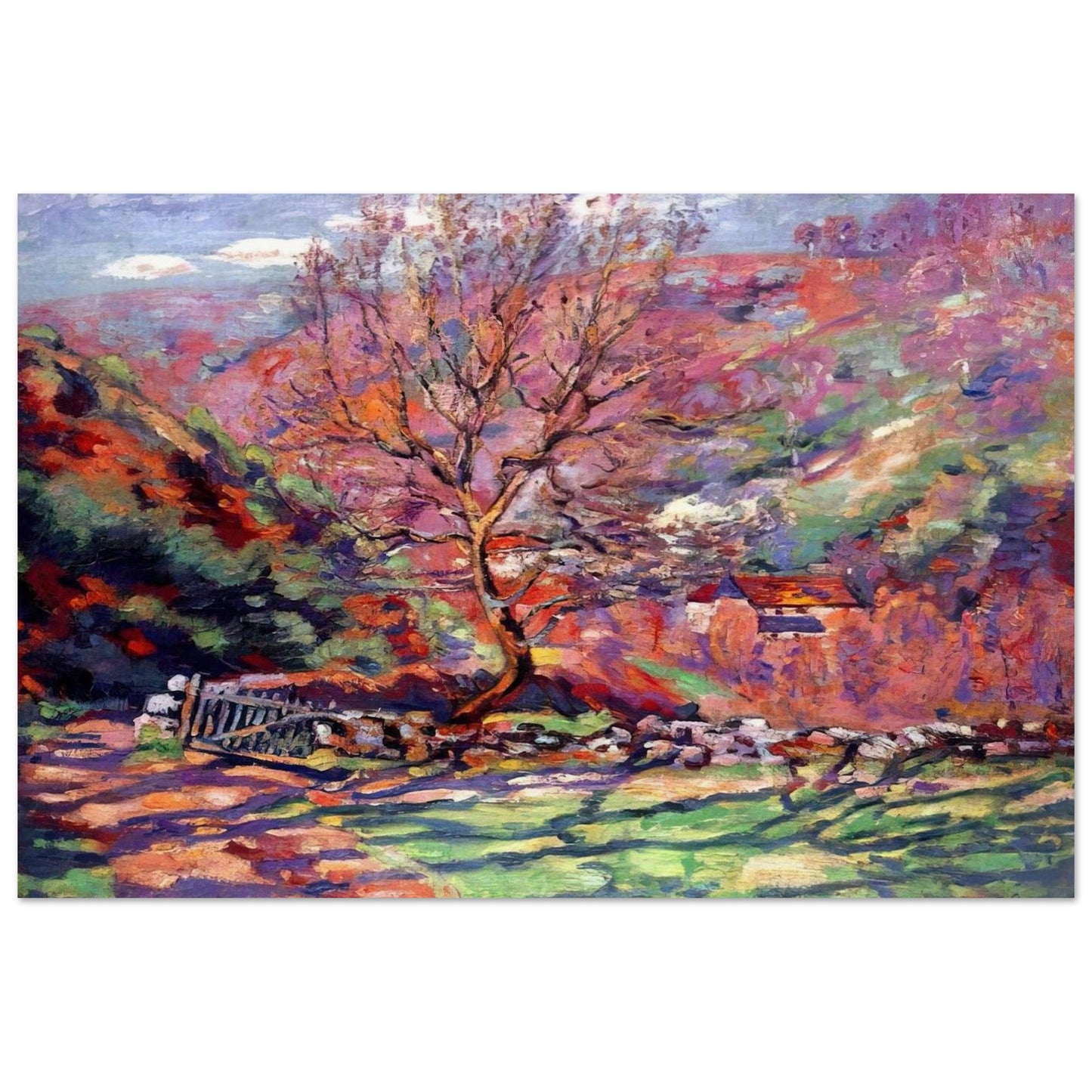 Crozant, solitude - 1915 - Armand Guillaumin Art Prints - 100x150 cm / 40x60″ inches | Armand Guillaumin Poster | Armand Guillaumin Prints