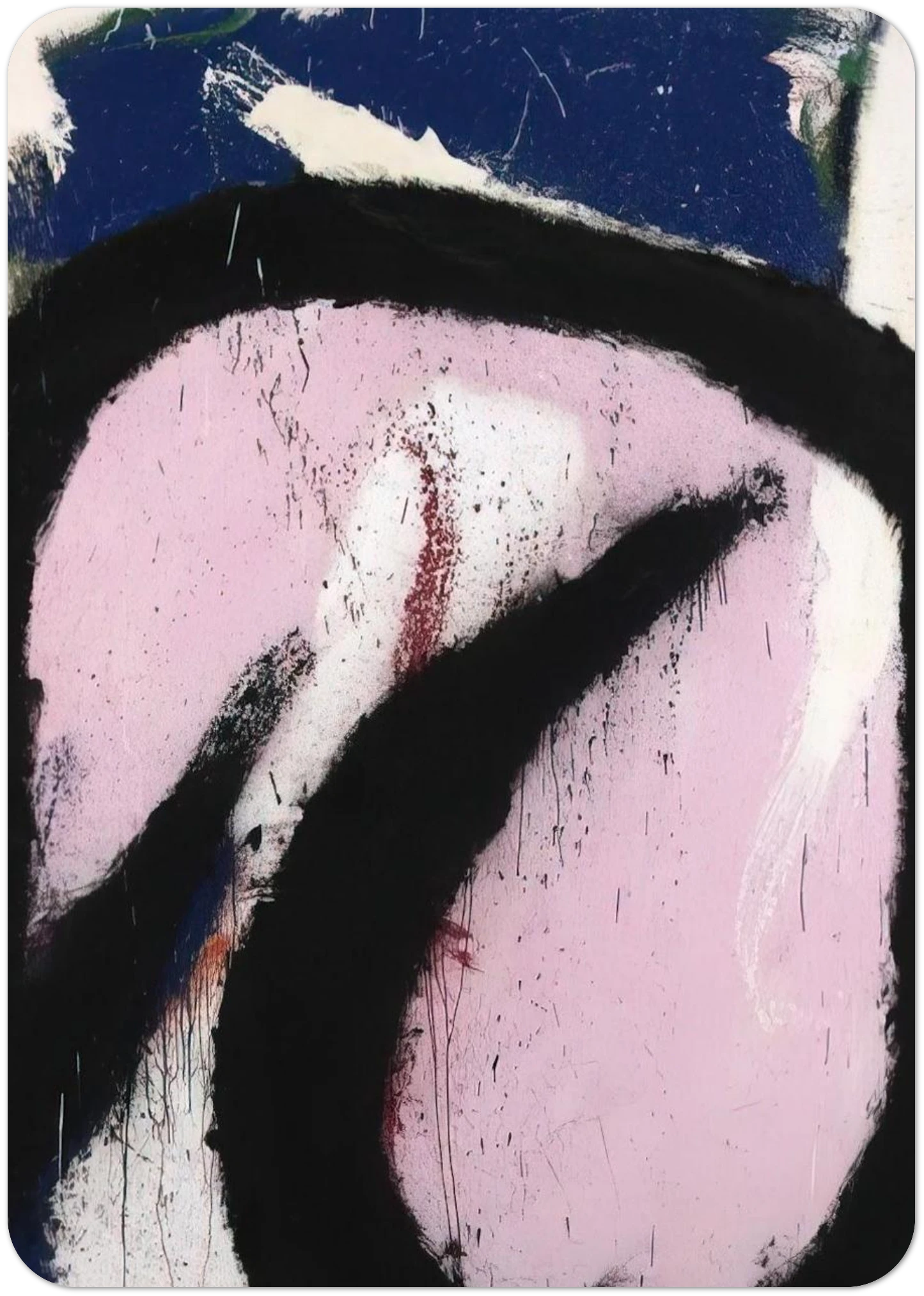 Eudocia - 1967 By Norman Bluhm Pack of 10 Post Cards | Norman Bluhm Post Cards | A6 (10.5 x 14.8 cm) - 4.1 x 5.8 inches