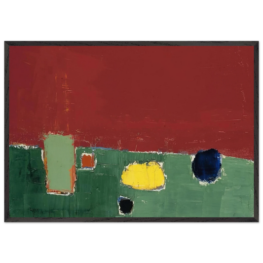 Nature morte - 1952 - Nicolas de Stael 70x100 cm / 28x40 inches Framed Art Print – Black Wooden Frame