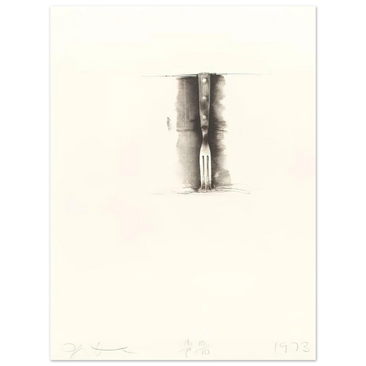 Jim Dine - UNTITLED FROM TEN WINTER TOOLS 1973 8  75x100 cm / 30x40inches Fine Art Poster