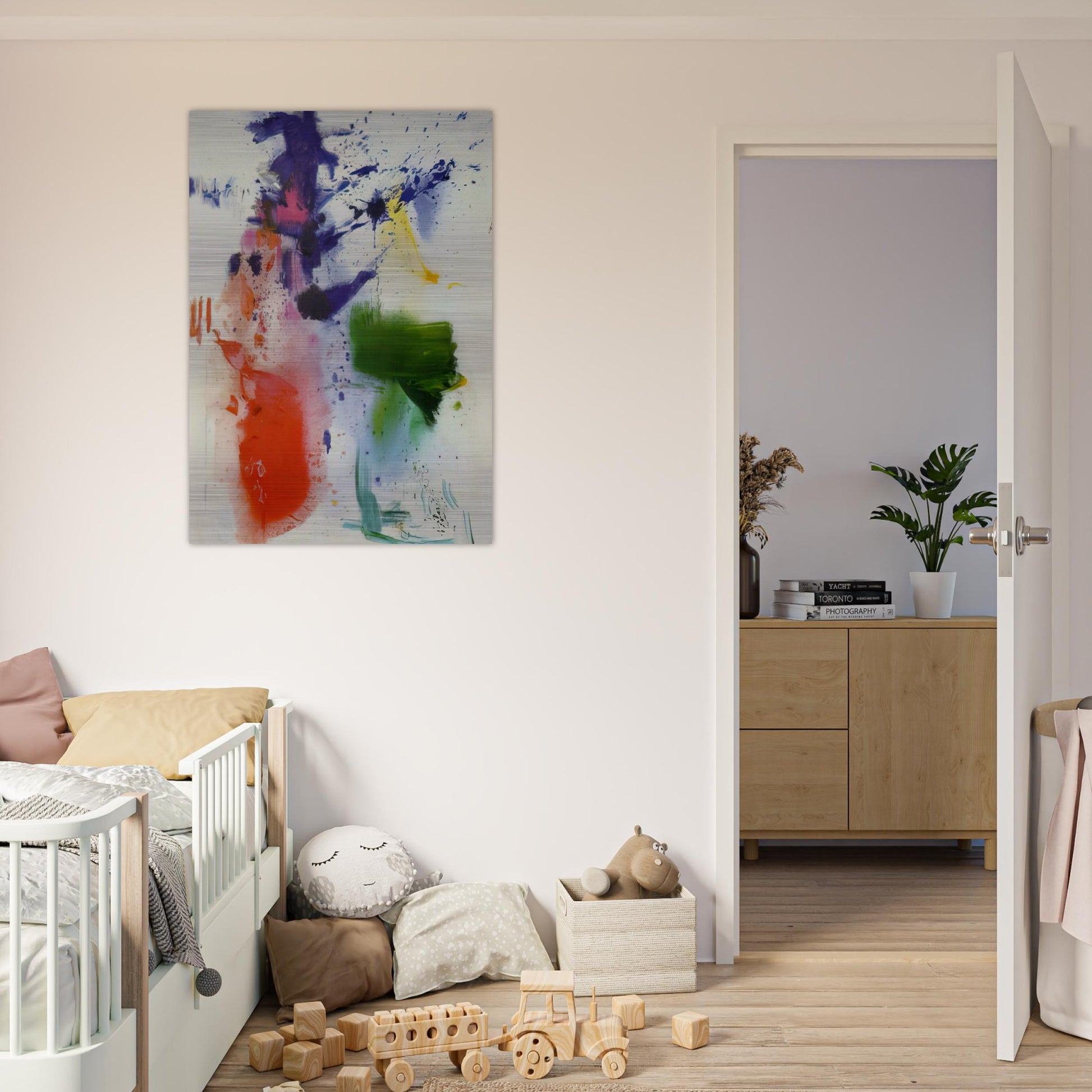 Furioso - Hans Hofmann Brushed Aluminum Print - 70x100 cm / 28x40 inches | Hans Hofmann Aluminum Print | Hans Hofmann Prints