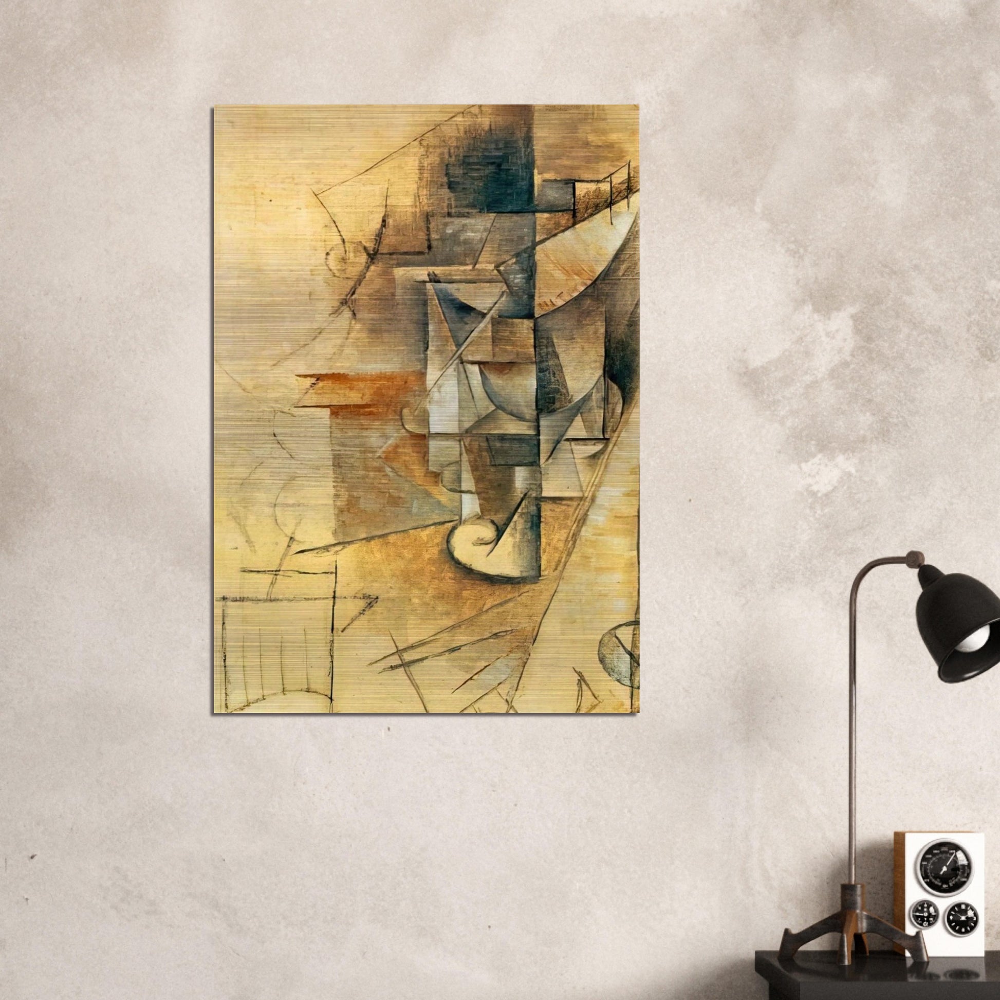 A glass - Pablo Picasso Brushed Aluminum Print - 70x100 cm / 28x40 inches | Pablo Picasso Aluminum Print | Pablo Picasso Prints
