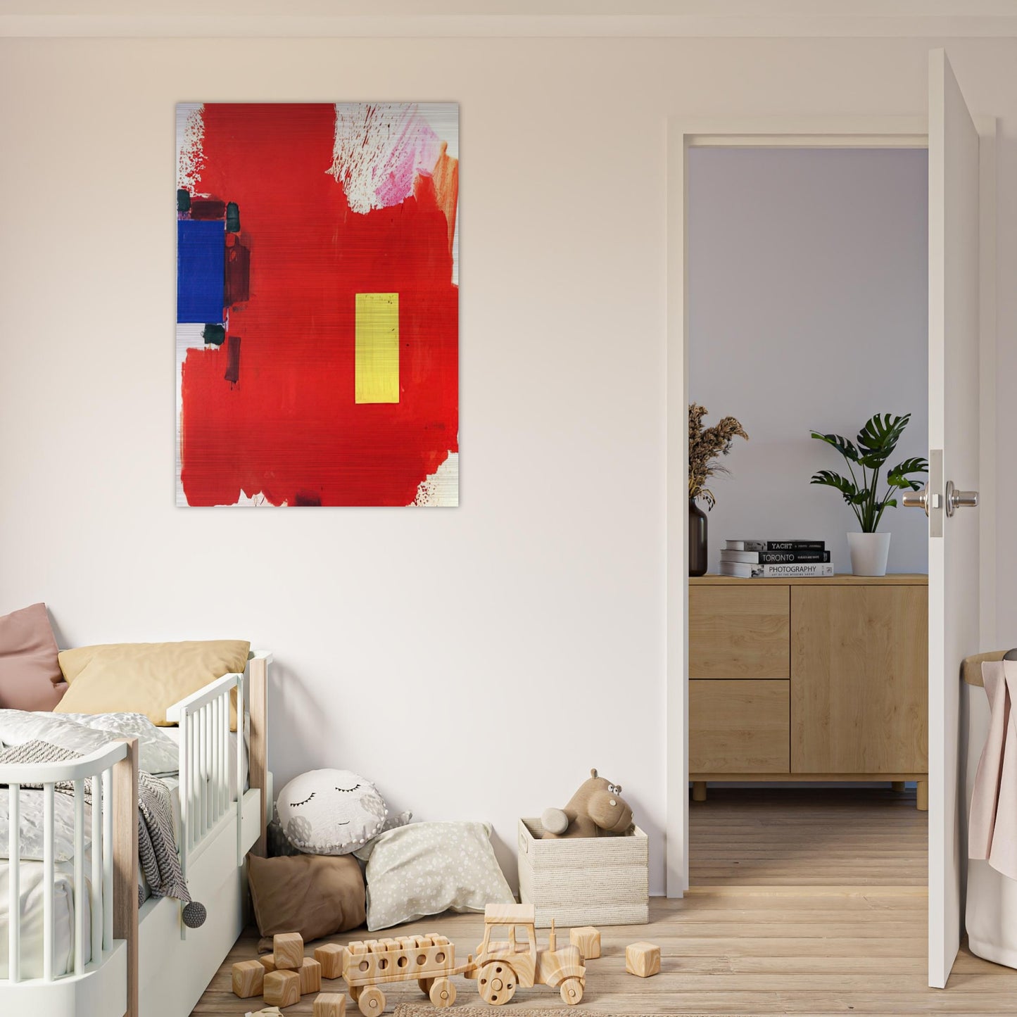 Magnum Opus - Hans Hofmann Brushed Aluminum Print - 70x100 cm / 28x40 inches | Hans Hofmann Aluminum Print | Hans Hofmann Prints