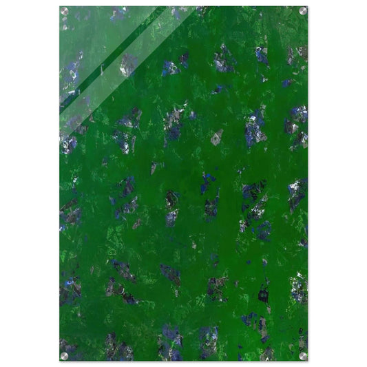 Green Buddha  L. L261; SF-337; G. 1157  - Sam Francis Acrylic Print - 70x100 cm / 28x40″ inches