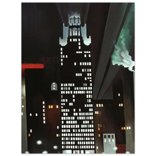Georgia O'Keeffe - Radiator Building - Night, New York Fine Art Poster