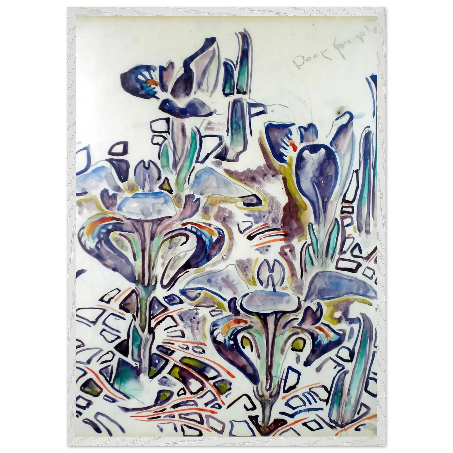 Walter Inglis Anderson - Walter Anderson Wall art - 50x70 cm / 20x28 Inches - Premium Wooden Framed Poster With Fine Art Paper - Wood frame
