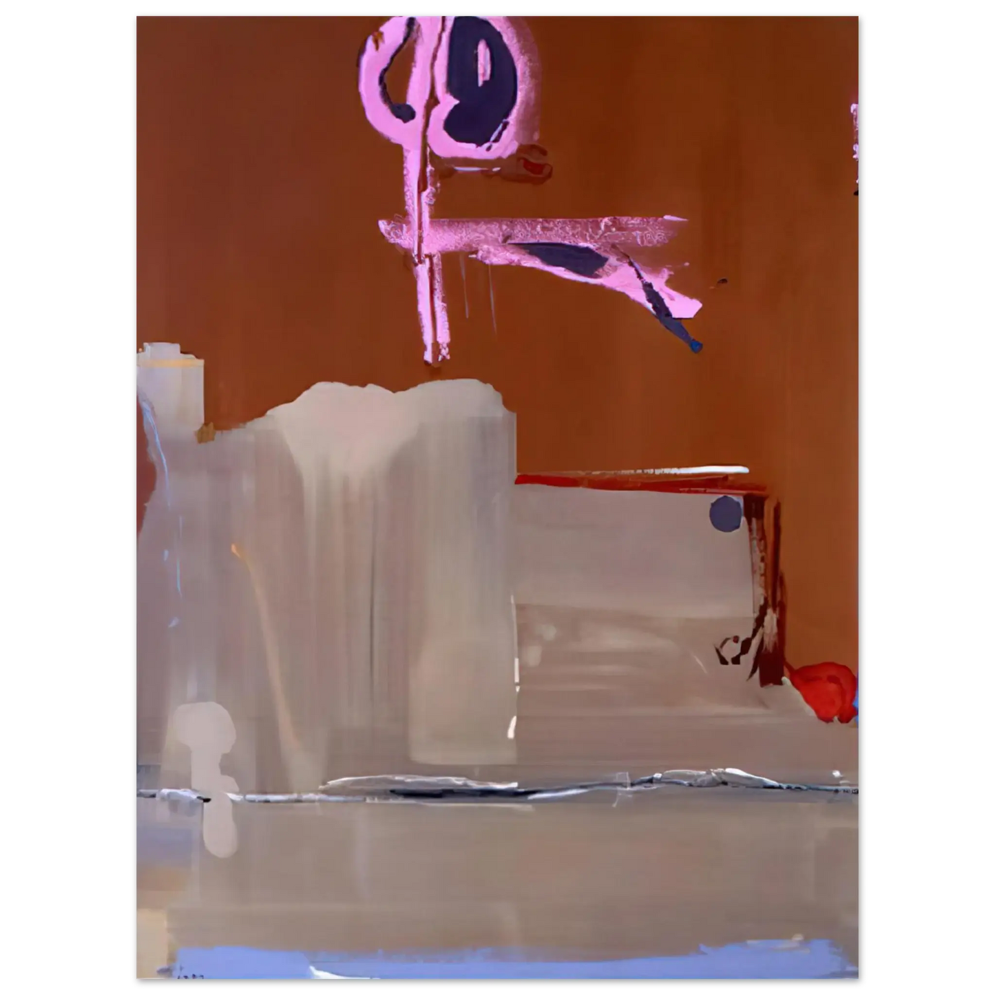 Helen Frankenthaler - Captain s Watch - 1986 Wall art - 13x18 cm / 5x7 Inches - Fine Art Poster - -