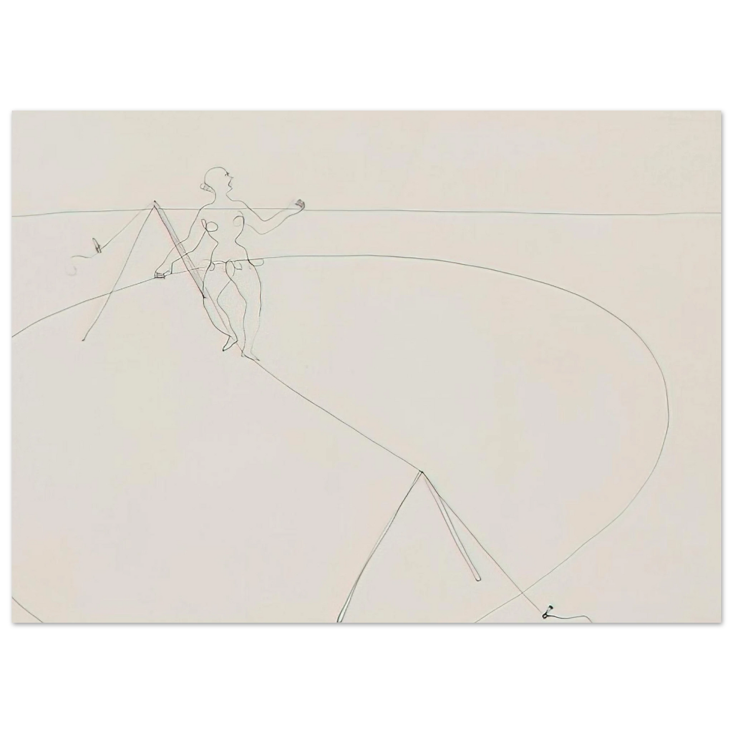 Alexander Calder - TIGHTROPE WALKER 1932 Fine Art Poster