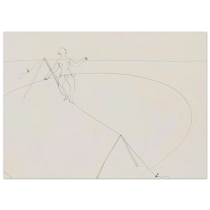 Alexander Calder - TIGHTROPE WALKER 1932 Fine Art Poster