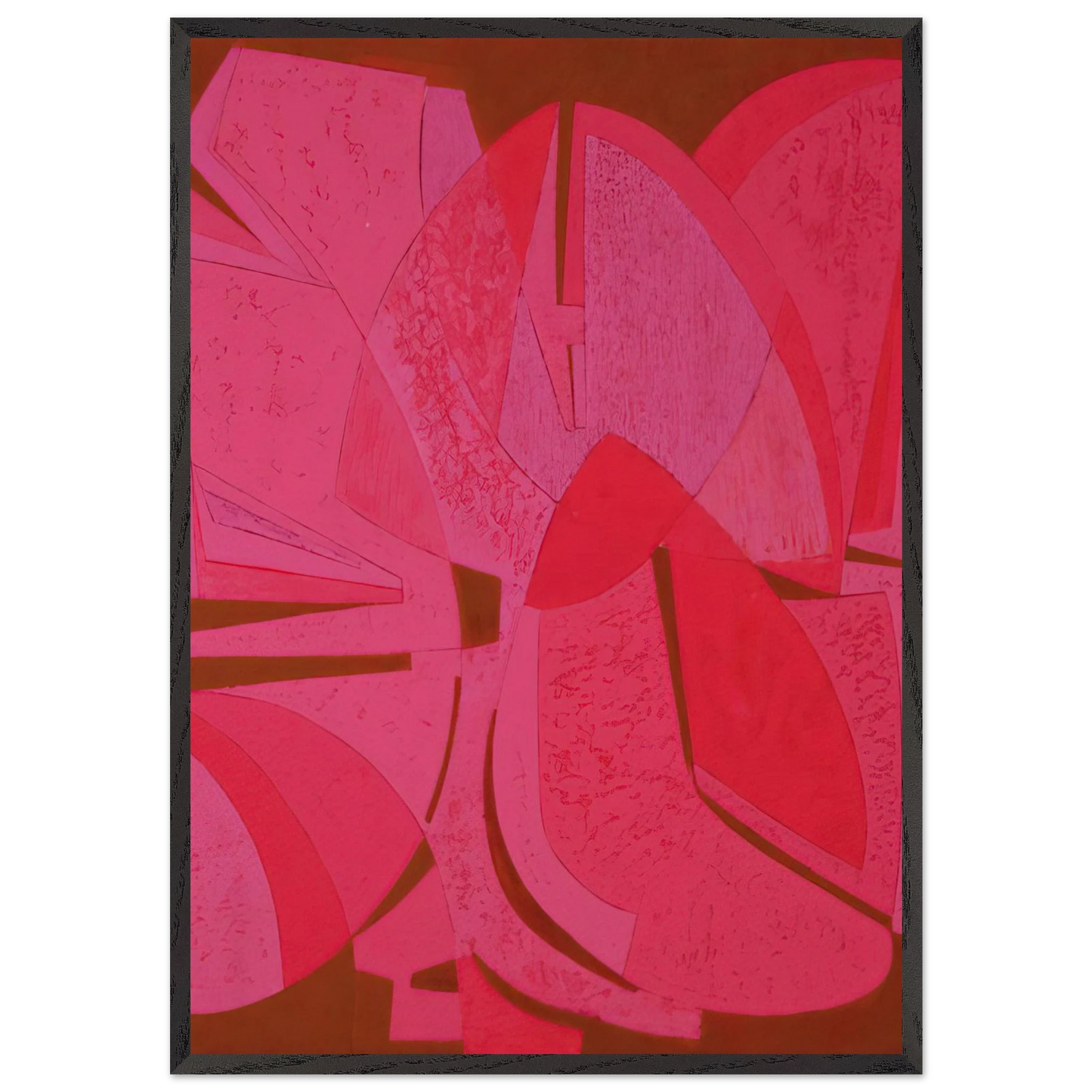 Untitled N28 - Pedro Coronel 70x100 cm / 28x40 inches Framed Art Print – Black Wooden Frame