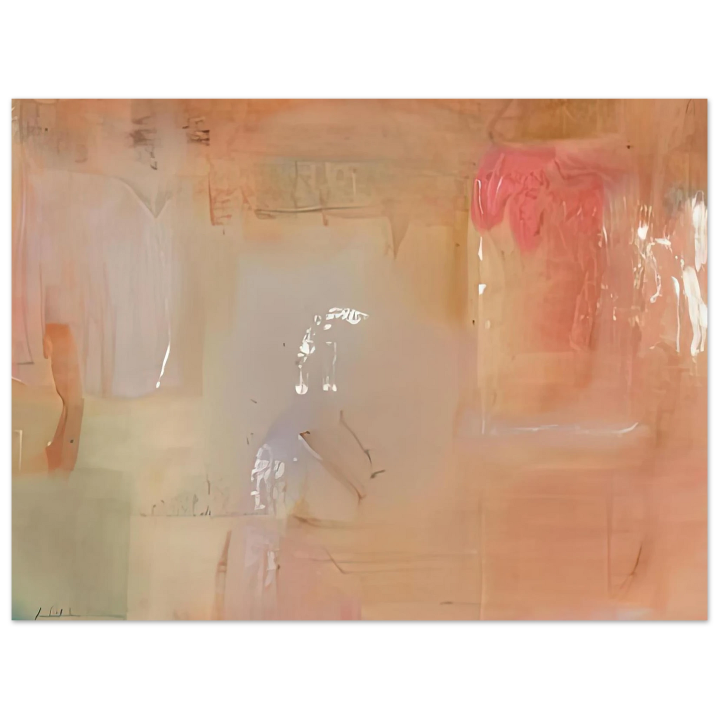 Helen Frankenthaler - Feather, 1979- Wall Art - 30x40 cm / 12x16 inches - Fine Art Poster-canvas - -