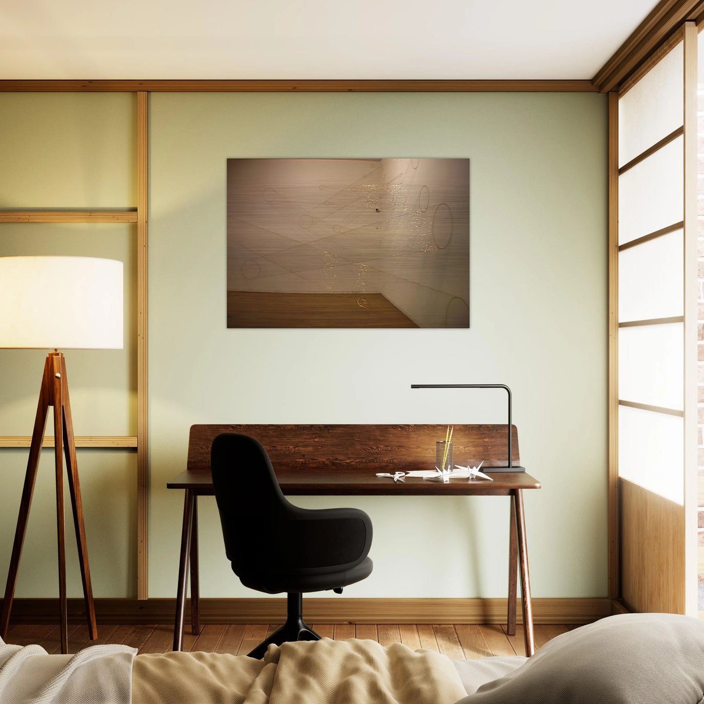 Web #1 B - 2002 - Lygia Pape Brushed Aluminum Print - 70x100 cm / 28x40 inches | Lygia Pape Aluminum Print | Lygia Pape Prints