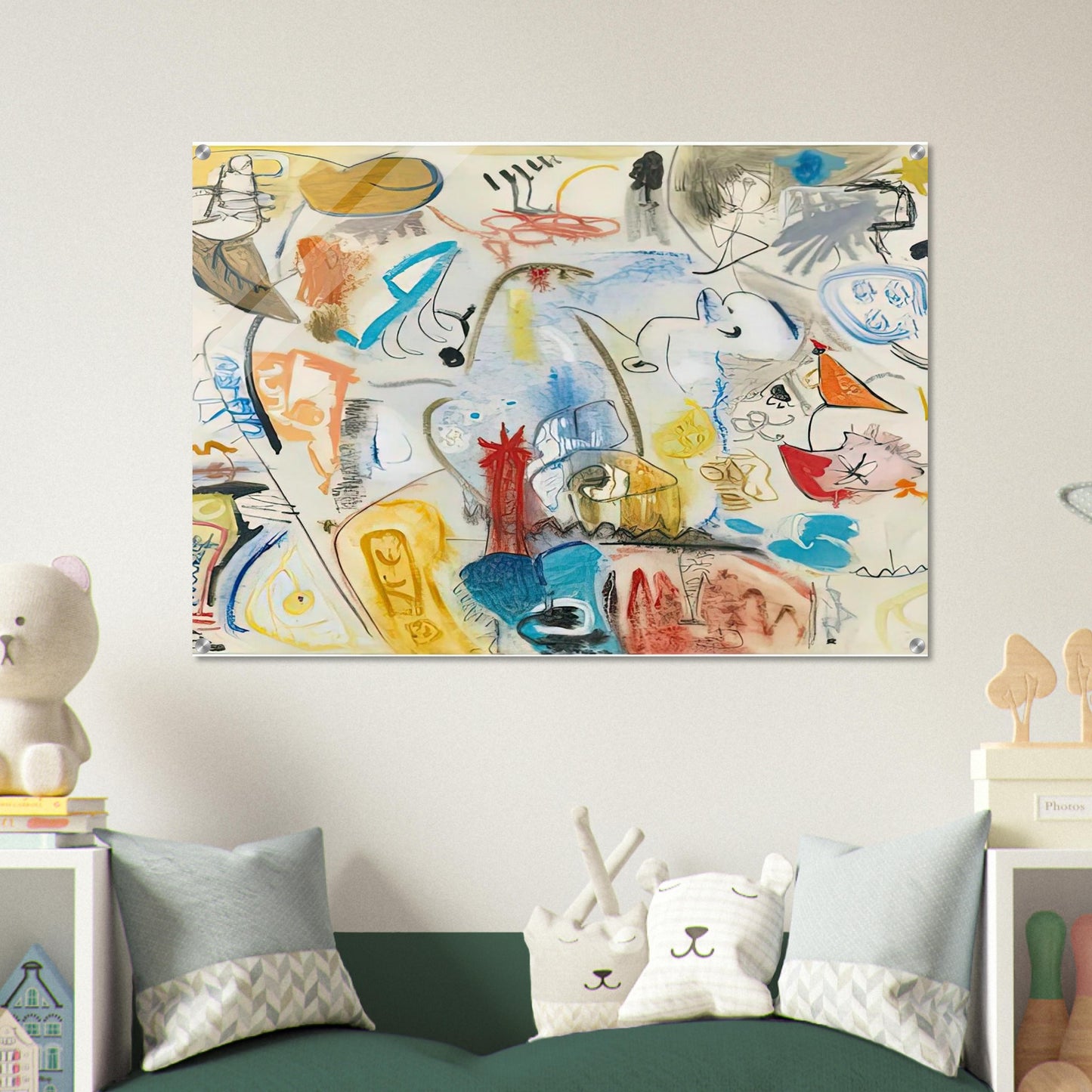 Circus Landscape, 1951- - Helen Frankenthaler Acrylic Print - 70x100 cm / 28x40″ inches