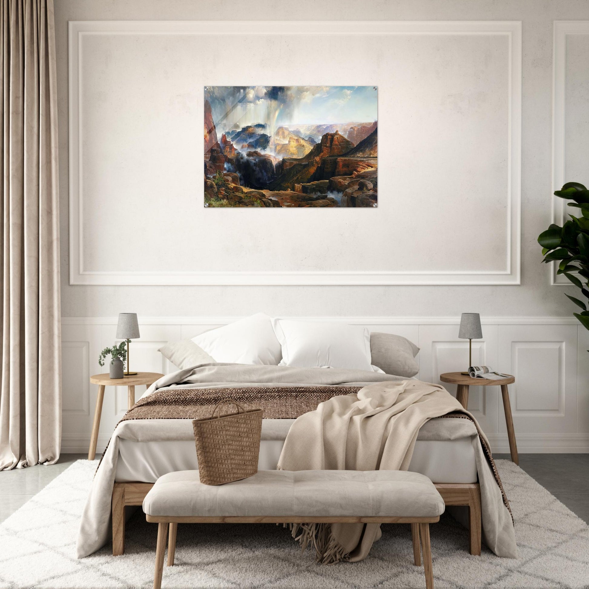 The Chasm of the Colorado - Thomas Moran Acrylic Print - 70x100 cm / 28x40″ inches