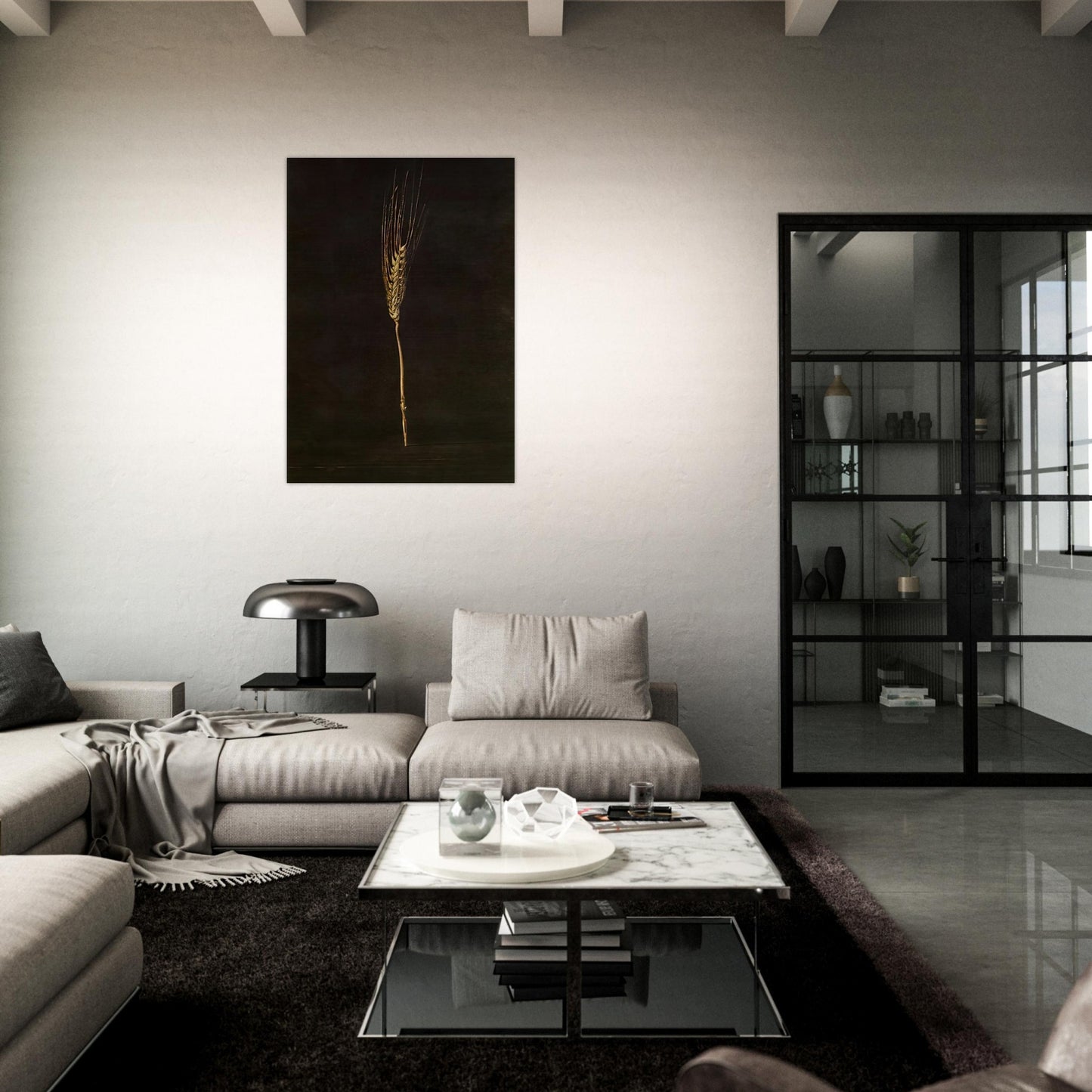 WHEAT EAR - Salvador Dali Brushed Aluminum Print - 70x100 cm / 28x40 inches | Salvador Dali Aluminum Print | Salvador Dali Prints