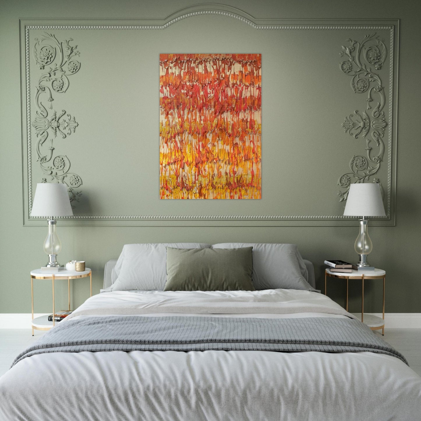 Dirty Painting - 1989 - Arman Brushed Aluminum Print - 70x100 cm / 28x40 inches | Arman Aluminum Print | Arman Prints