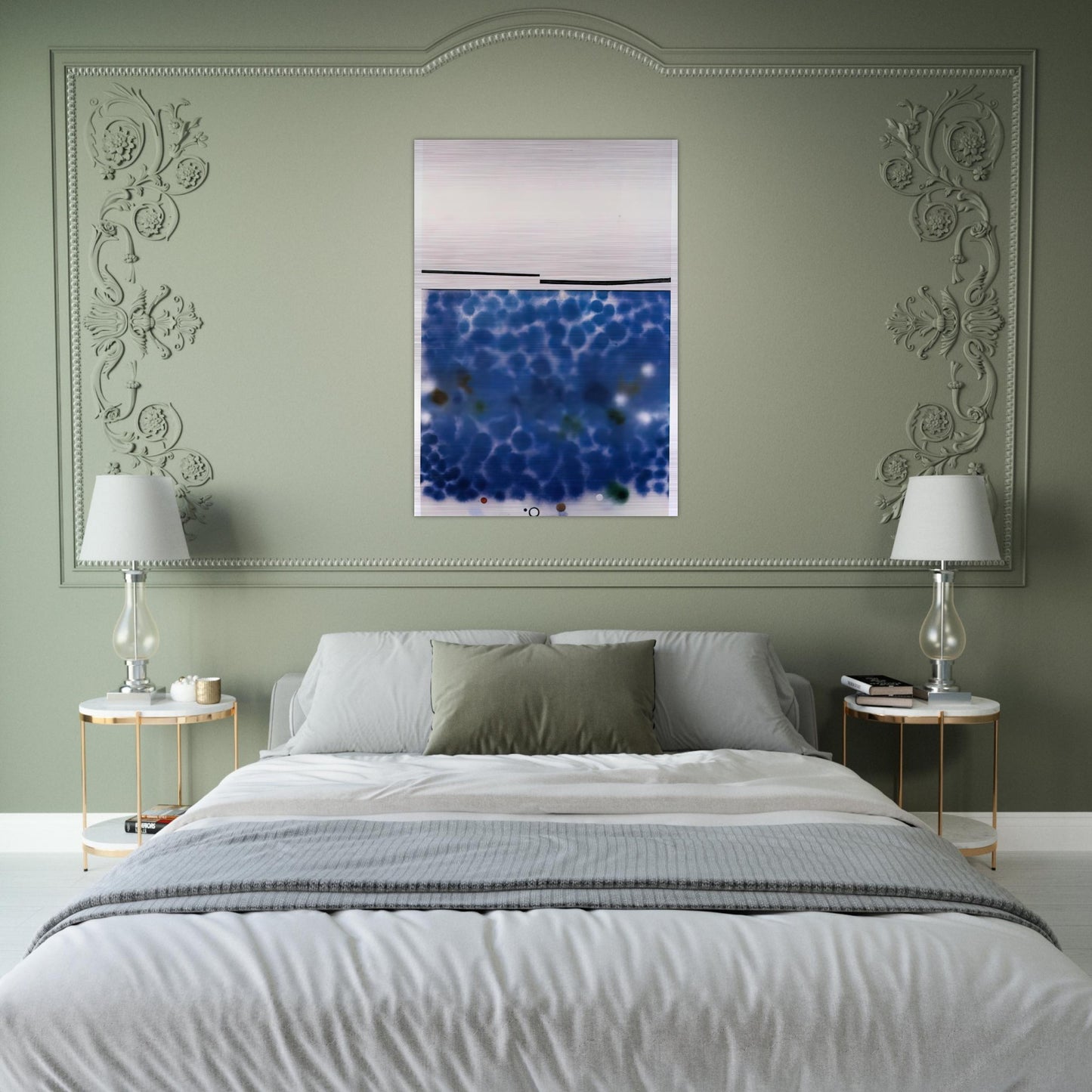The Starry Night - 1987 - Victor Pasmore Brushed Aluminum Print - 70x100 cm / 28x40 inches | Victor Pasmore Aluminum Print | Victor Pasmore Prints