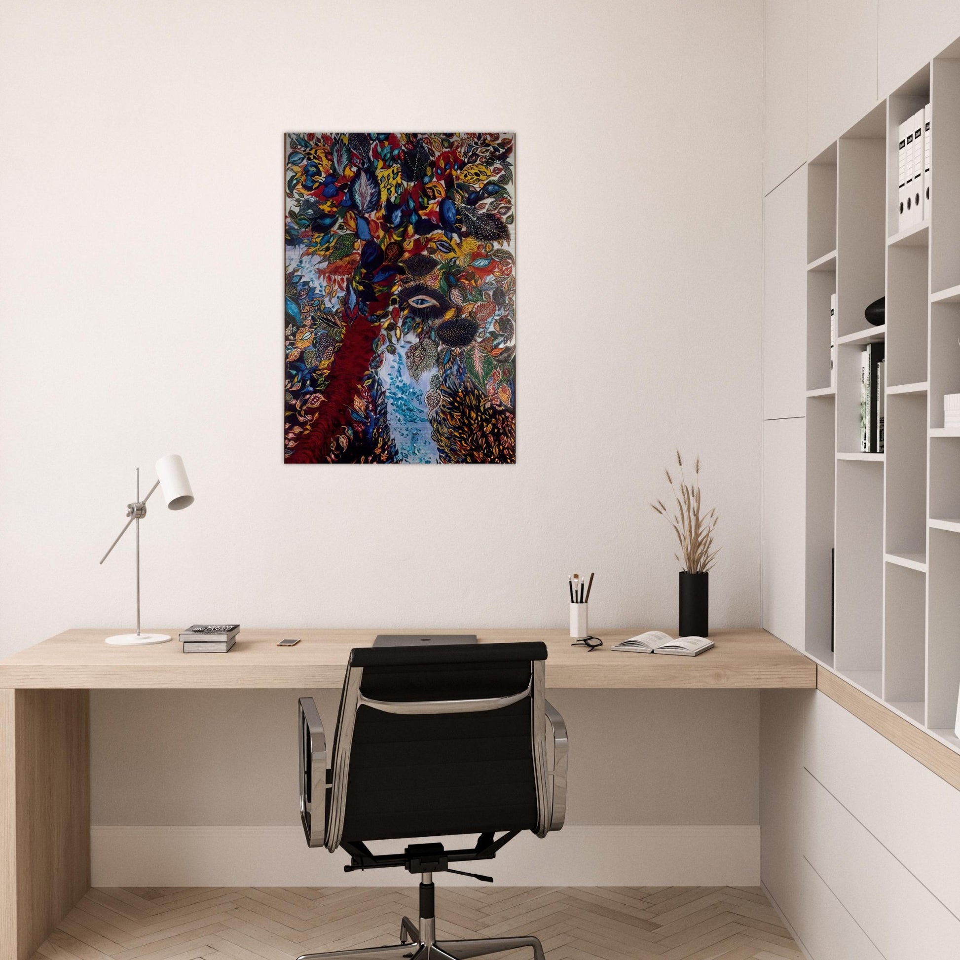 The Tree of Paradise - Seraphine Louis Brushed Aluminum Print - 70x100 cm / 28x40 inches | Seraphine Louis Aluminum Print | Seraphine Louis Prints