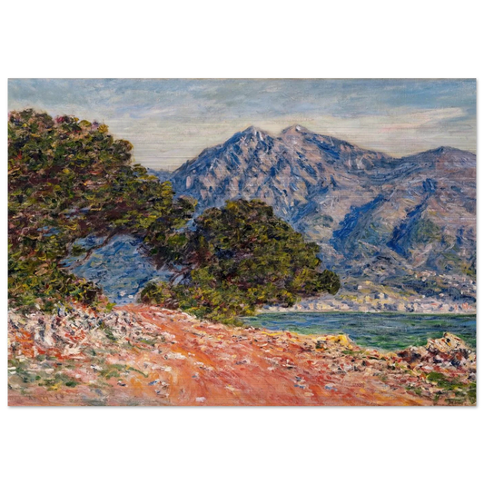 Cap Martin 2 - claude monet Brushed Aluminum Print - 70x100 cm / 28x40 inches | claude monet Aluminum Print | claude monet Prints