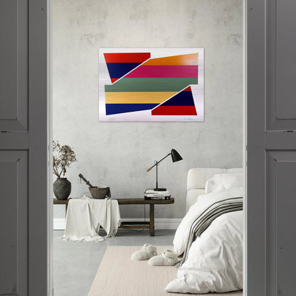 Rotation I - 1980 - Larry Zox Brushed Aluminum Print - 70x100 cm / 28x40 inches | Larry Zox Aluminum Print | Larry Zox Prints