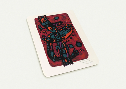 Living Flame - 1954 By Alfred Manessier Pack of 10 Post Cards | Alfred Manessier Post Cards | A6 (10.5 x 14.8 cm) - 4.1 x 5.8 inches
